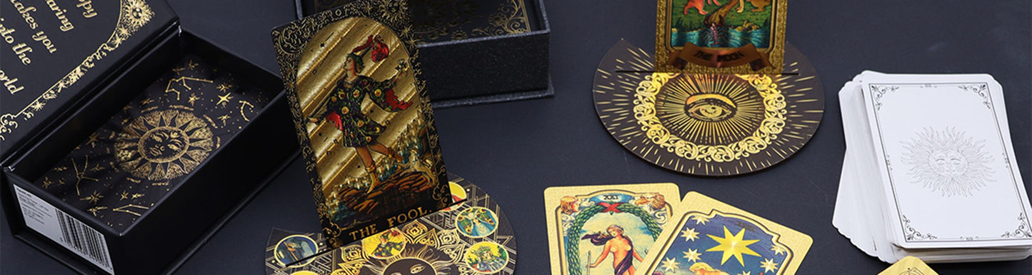 Pink Box Ruby Foil Tarot Card Gift Box Set - with booklet AW Dropship UK