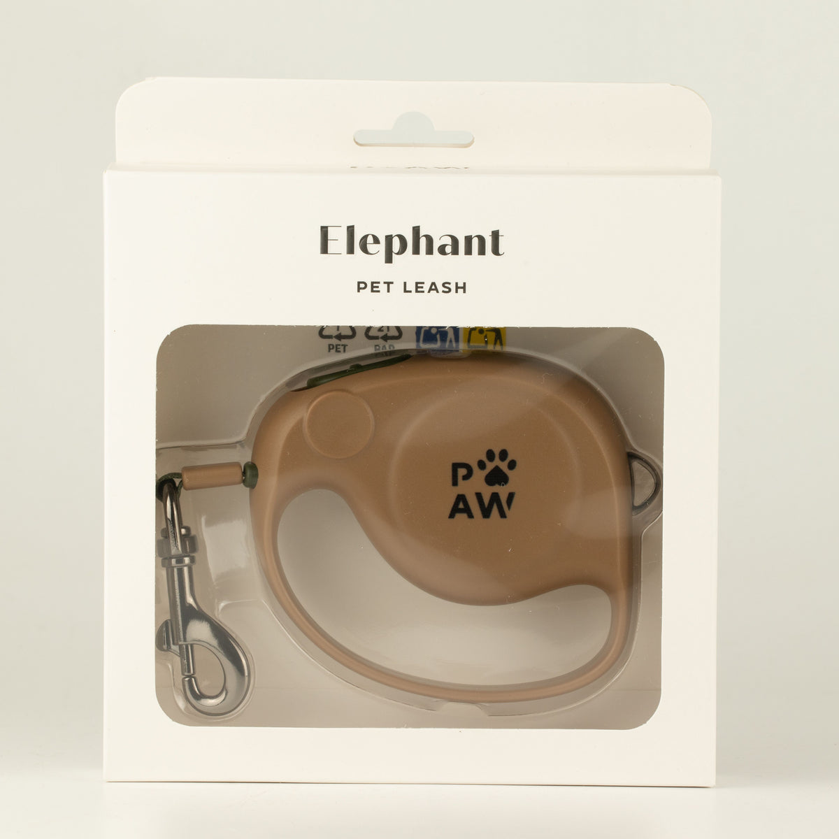 Paw Pet Leash - Elephant Strap - Brown - 2m AW Dropship UK