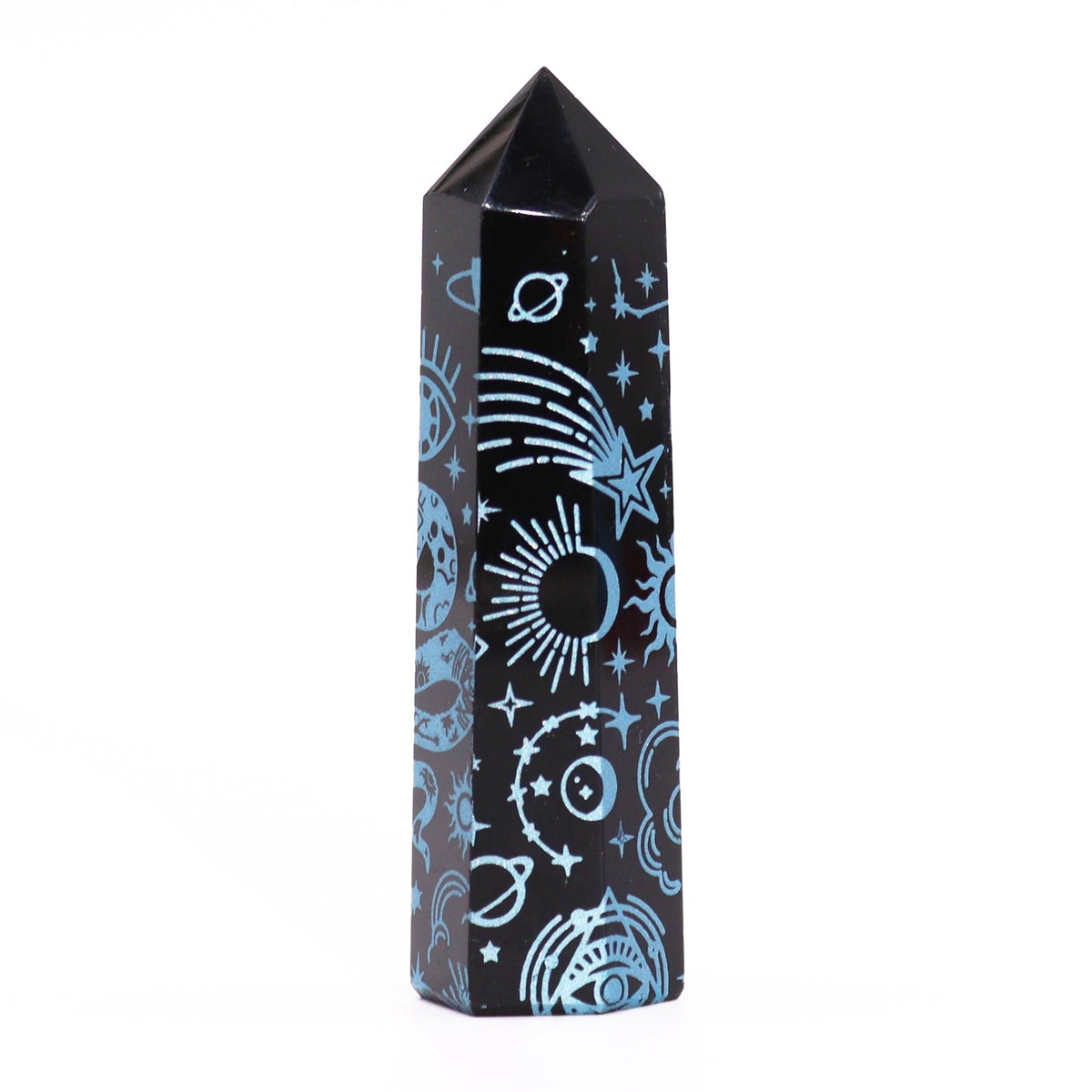 Black Obsidian Points - Mystic Story - Sky Blue AW Dropship UK