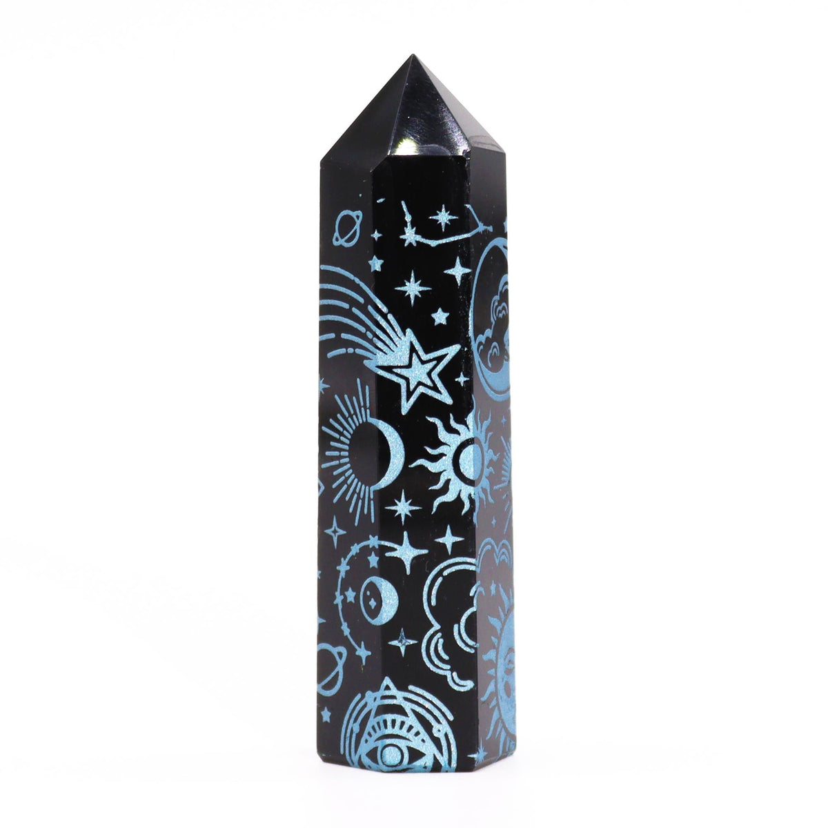Black Obsidian Points - Mystic Story - Sky Blue AW Dropship UK