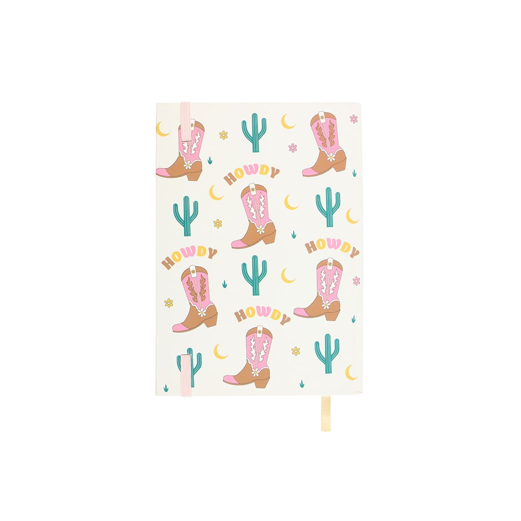 Cowboy Boot A5 Notebook with Sticker Sheet N/A