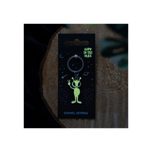 Glow in the Dark Alien Keyring N/A