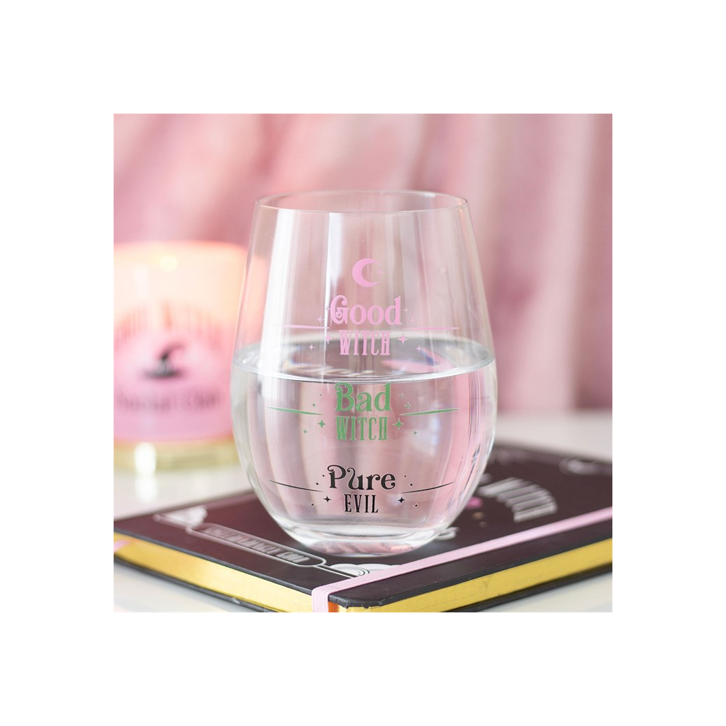 Good Witch, Bad Witch Stemless Glass N/A