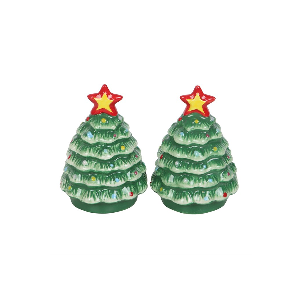 Nostalgic Christmas Trees Salt & Pepper Shakers N/A