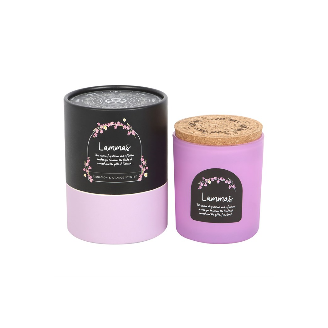 Lammas Cinnamon and Orange Wheel of the Year Candle N/A