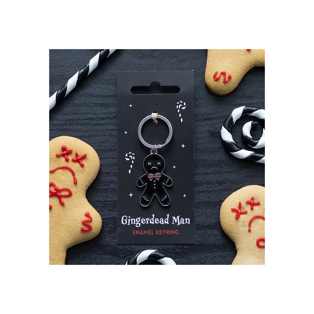 Spooky Gingerbread Man Keyring N/A