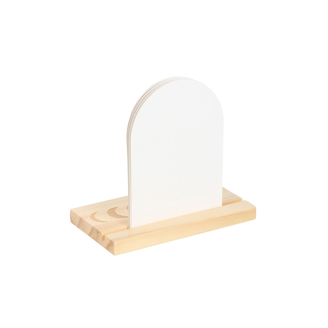 Luna Moth Affirmation Cards with Wooden Stand N/A