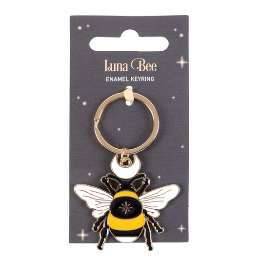 Forest Bee Enamel Keyring N/A