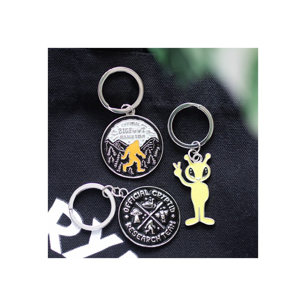 Glow in the Dark Alien Keyring N/A