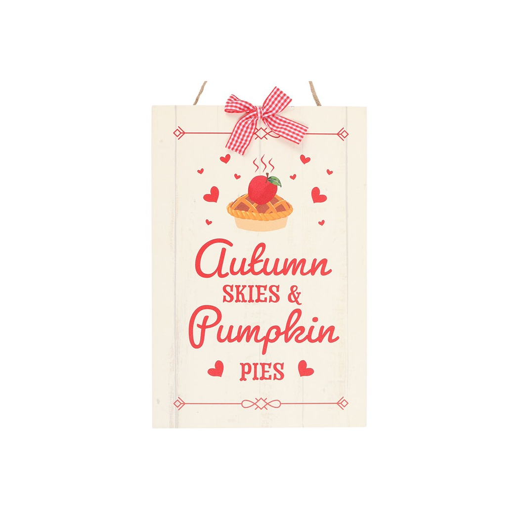 Autumn Skies & Pumpkin Pies Hanging Sign N/A