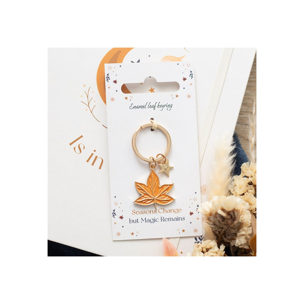 Autumn Magic Leaf Keyring N/A