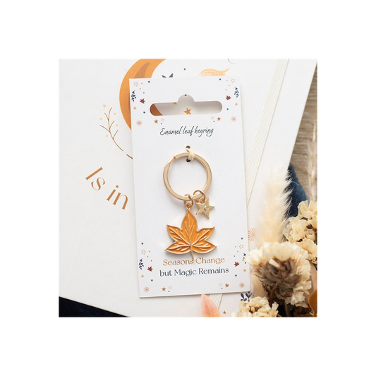 Autumn Magic Leaf Keyring N/A