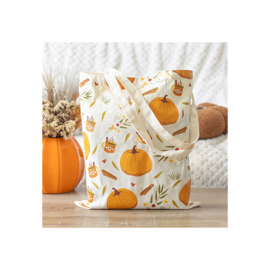 Autumn Days Print Polycotton Tote Bag N/A