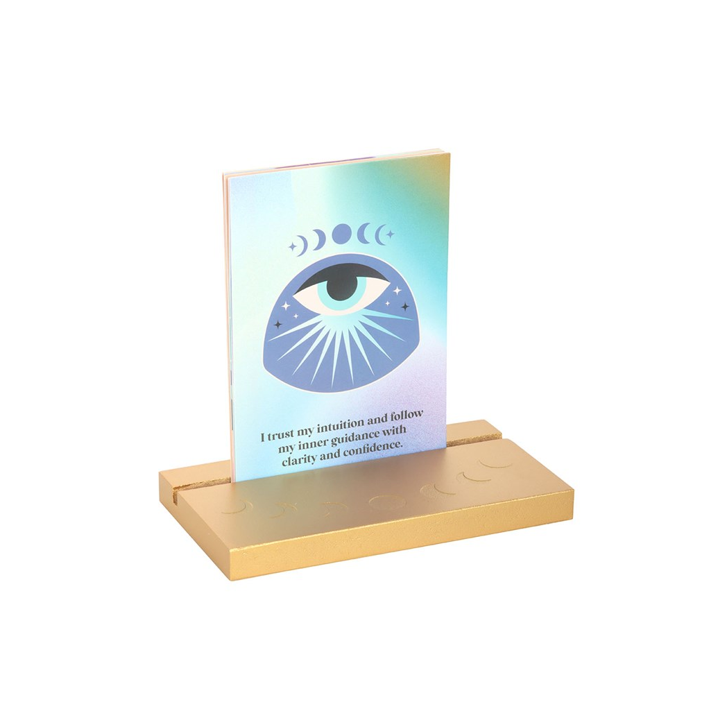 Aura Affirmation Cards with Wooden Stand N/A