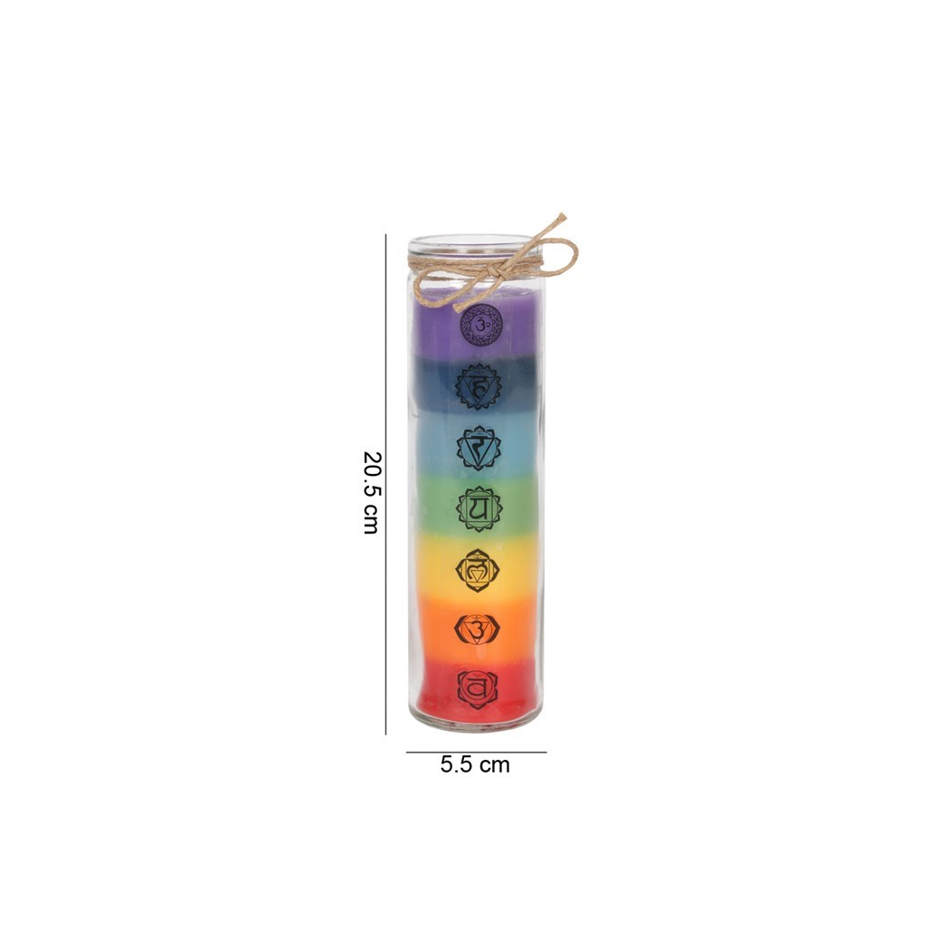 Tall Chakra Candle