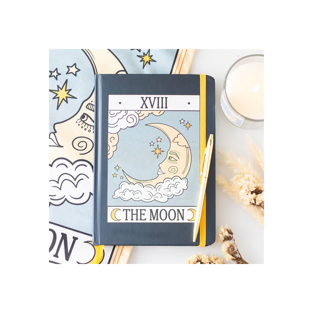 The Moon Vintage Tarot A5 Notebook N/A