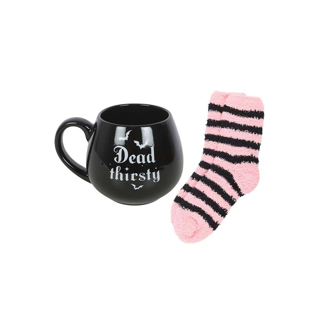 Dead Thirsty Mug and Socks Set N/A