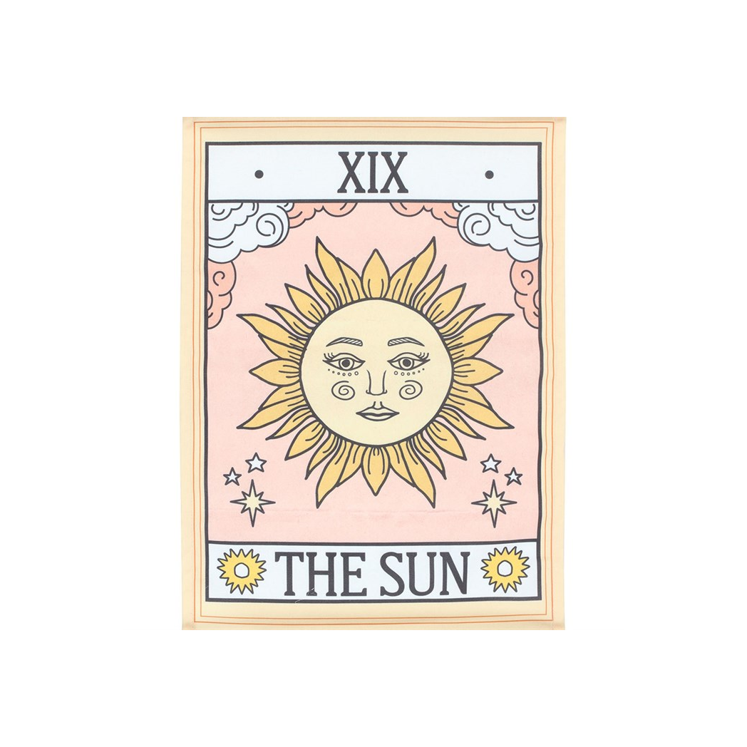 The Sun Vintage Tarot Wall Hanging N/A
