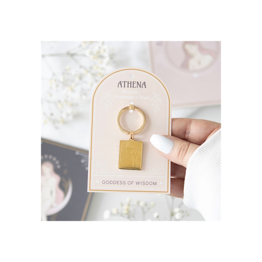 Athena Goddess Talisman Keyring N/A