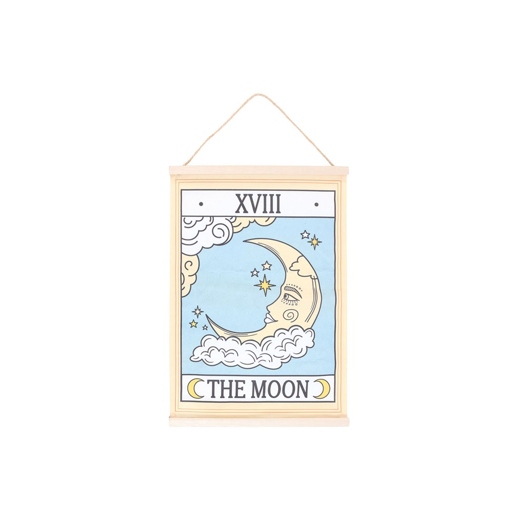 The Moon Vintage Tarot Wall Hanging N/A
