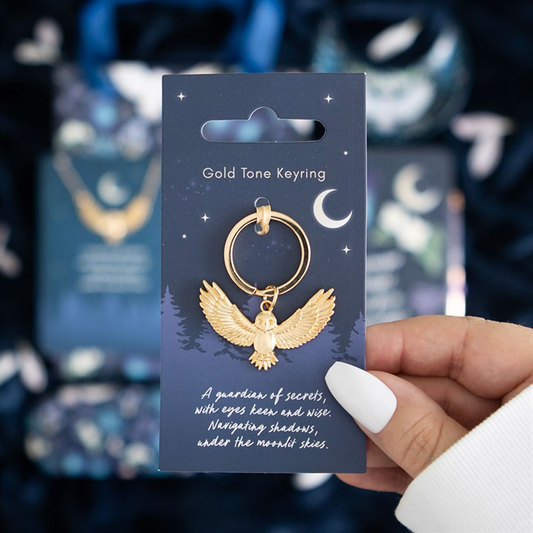 Night Owl Metal Keyring N/A