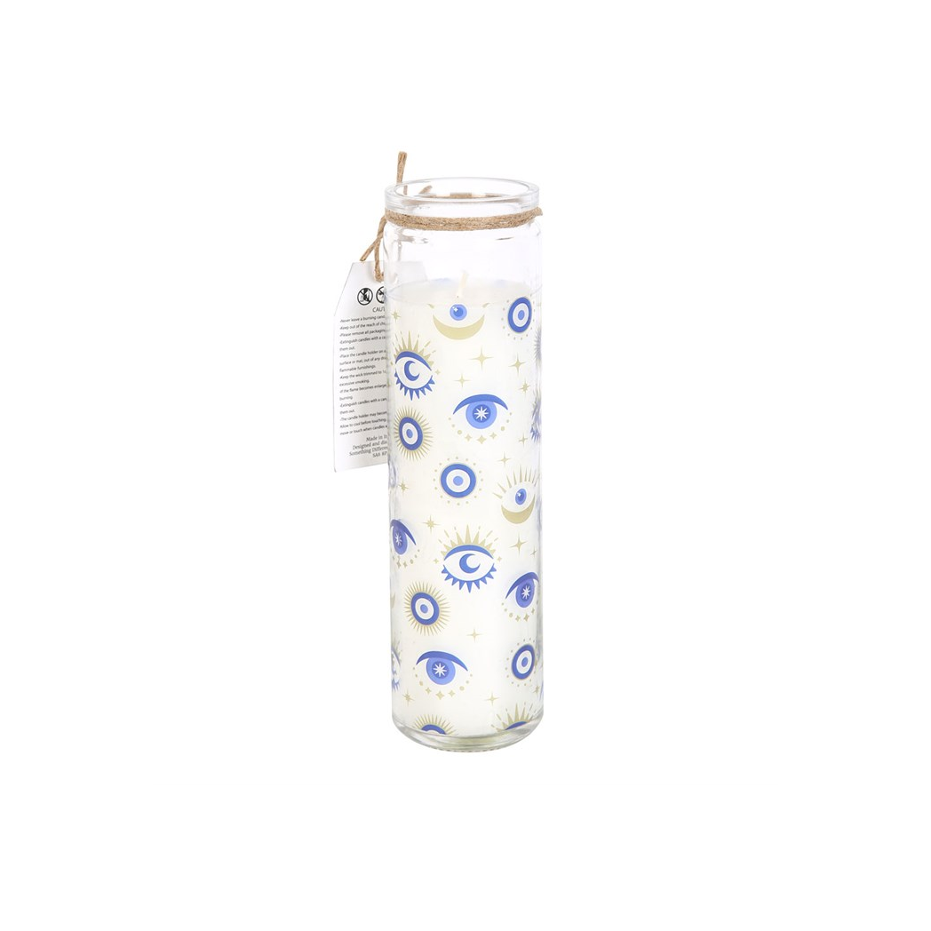 All Seeing Eye White Sage Tube Candle N/A