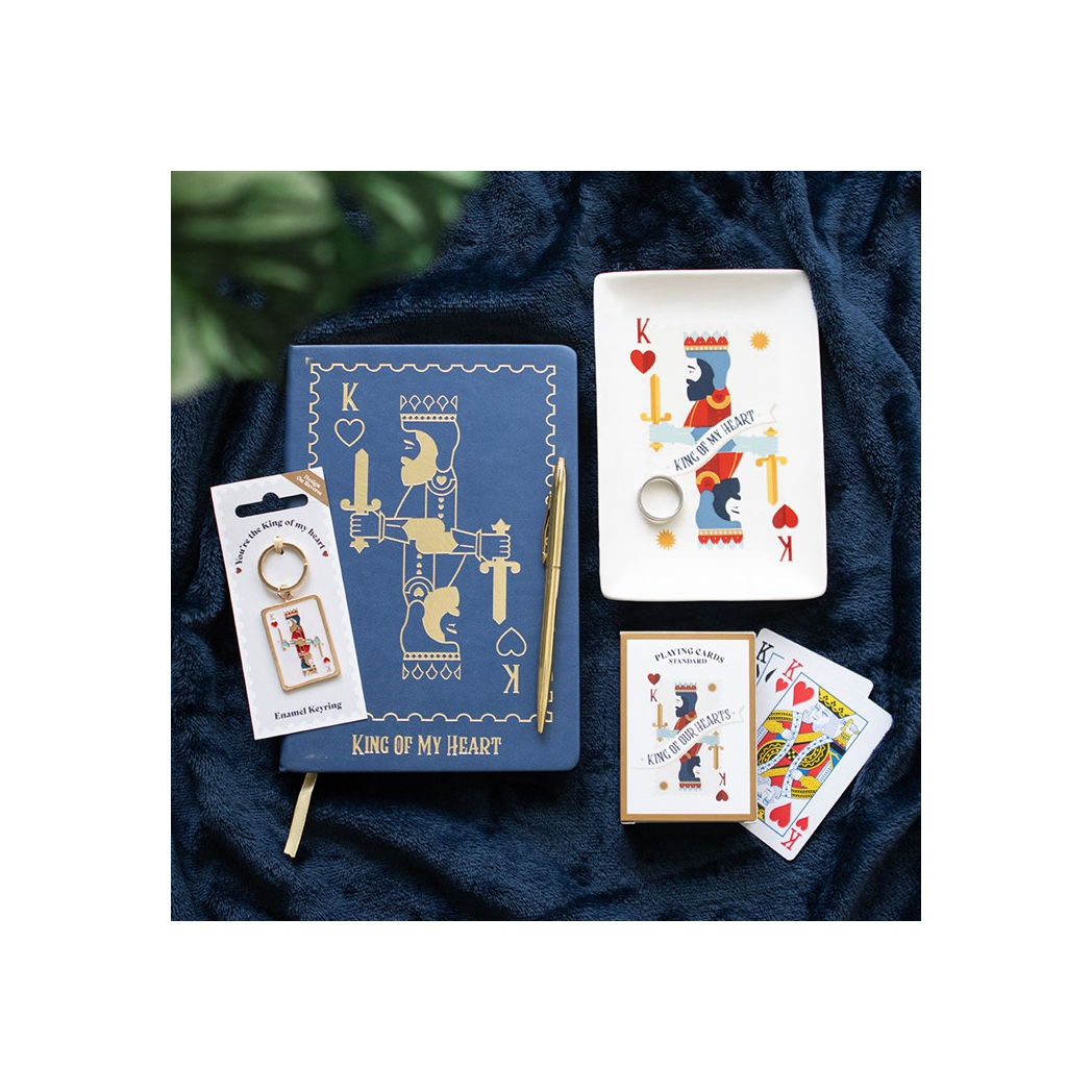 King of My Heart Playing Card A5 Notebook N/A