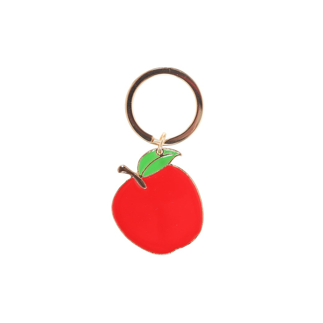 Best Teacher Apple Keyring N/A
