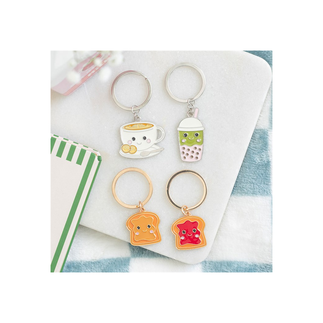 Kawaii Bubble Tea Keyring N/A