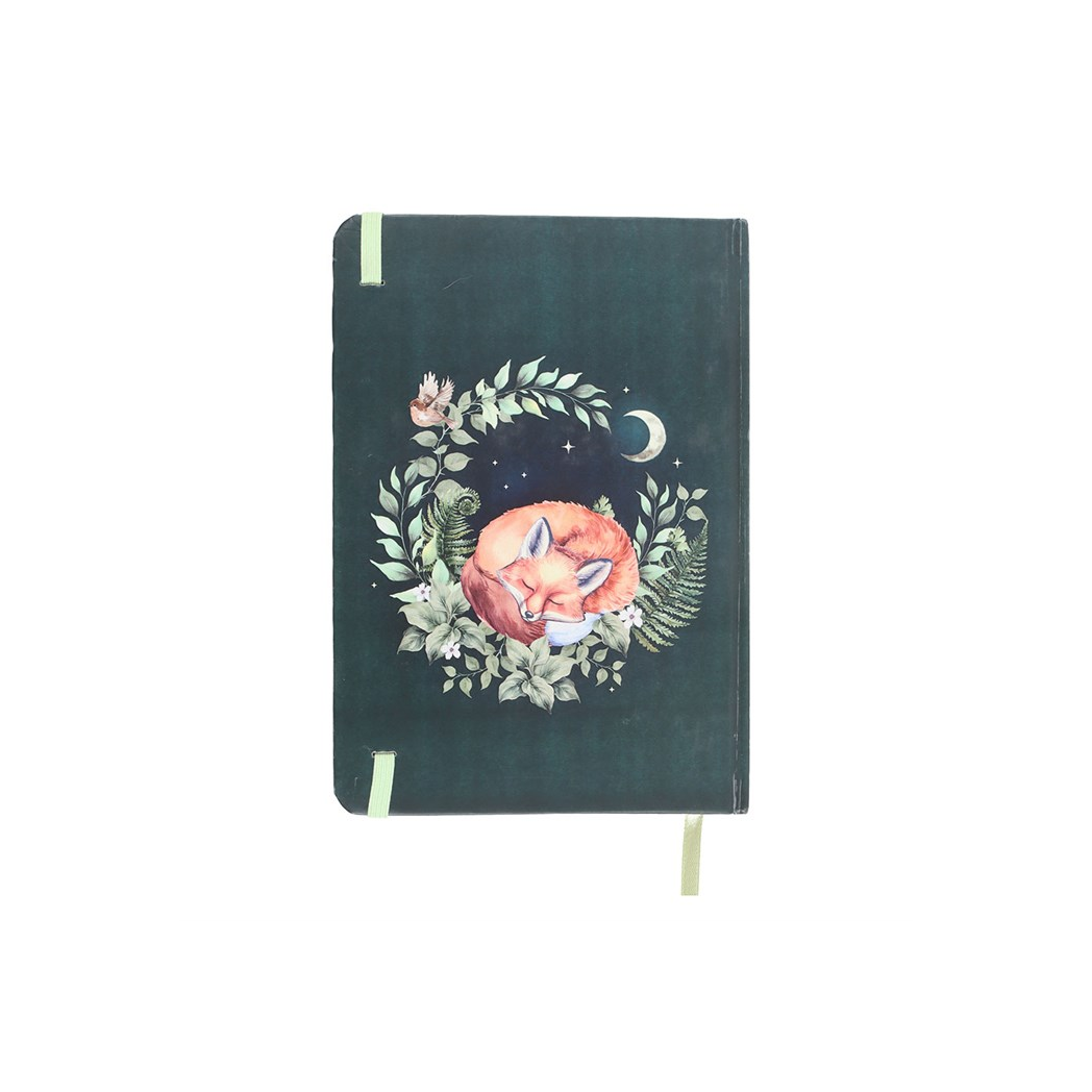 Green Sleeping Fox A5 Notebook N/A