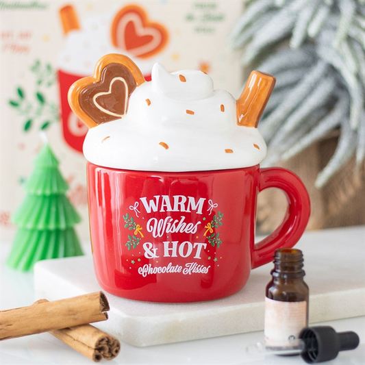 Hot Chocolate Mug Shaped Oil Burner N/A