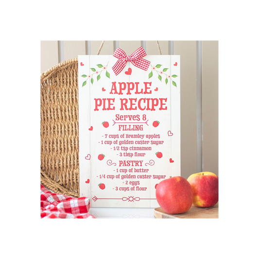 Autumn Skies & Apple Pies Hanging Sign N/A