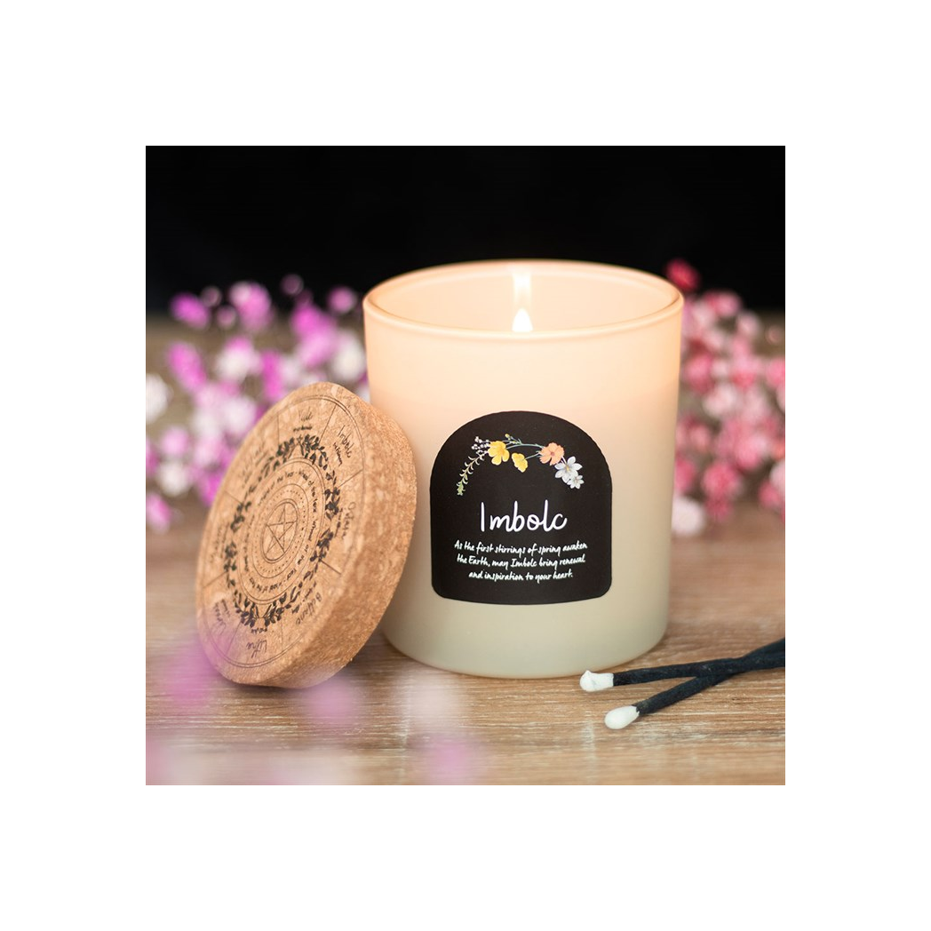 Imbolc Spiced Vanilla Wheel of the Year Candle N/A