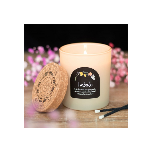 Imbolc Spiced Vanilla Wheel of the Year Candle N/A