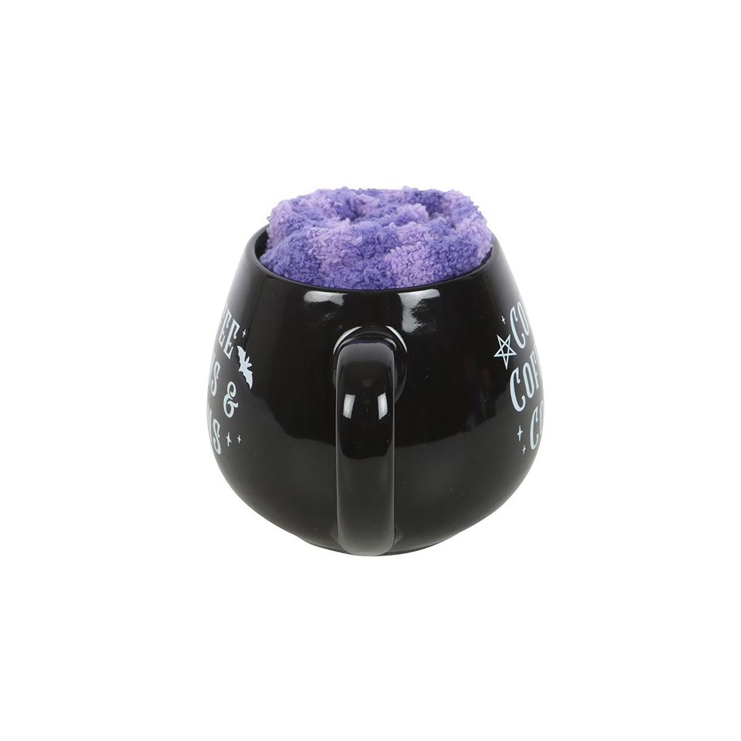 Coffee, Coffins & Covens Mug and Socks Set N/A