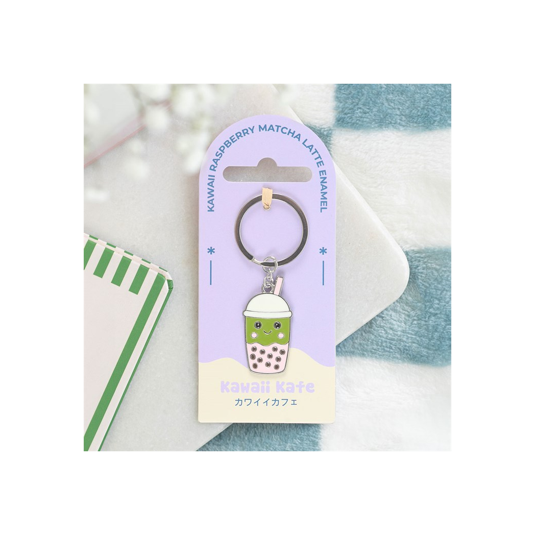Kawaii Bubble Tea Keyring N/A