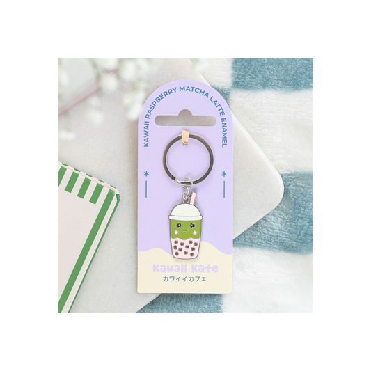 Kawaii Bubble Tea Keyring N/A