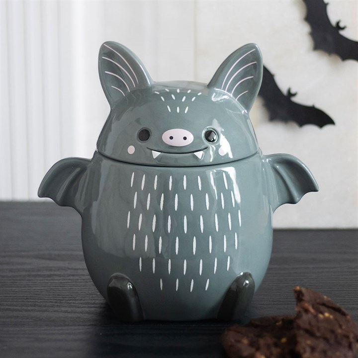 Cute Bat Cookie Jar N/A