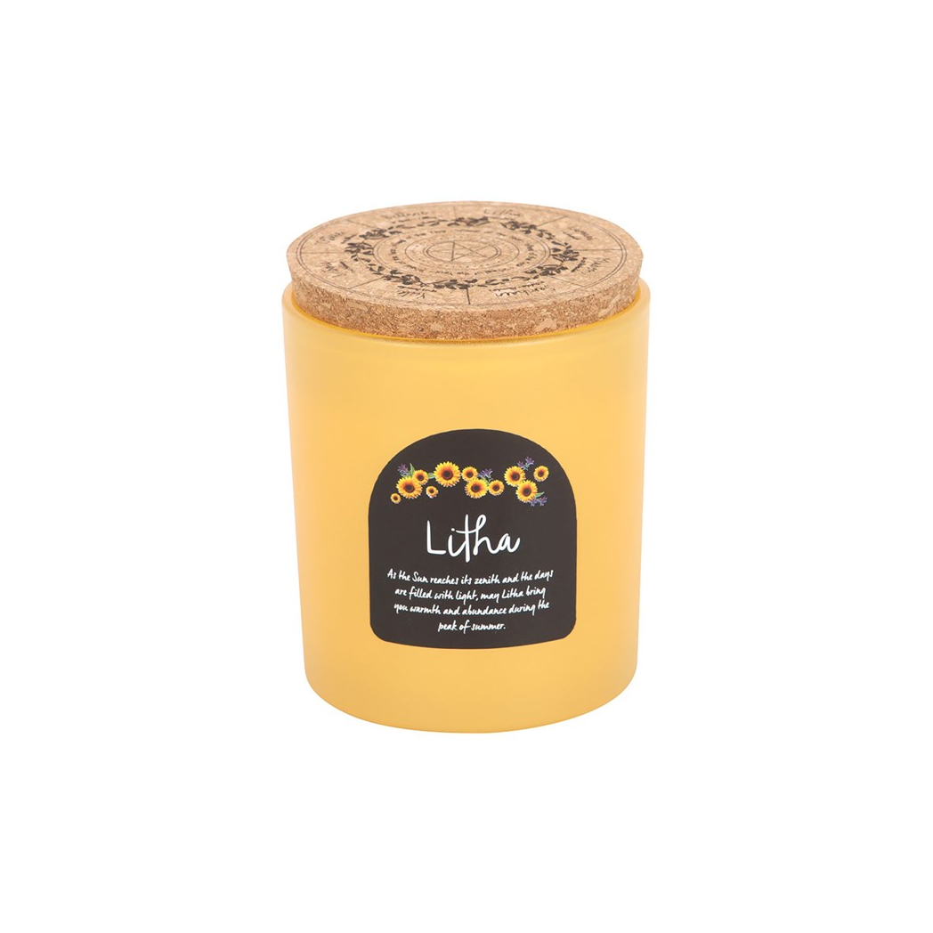 Litha Wildflower Wheel of the Year Candle N/A