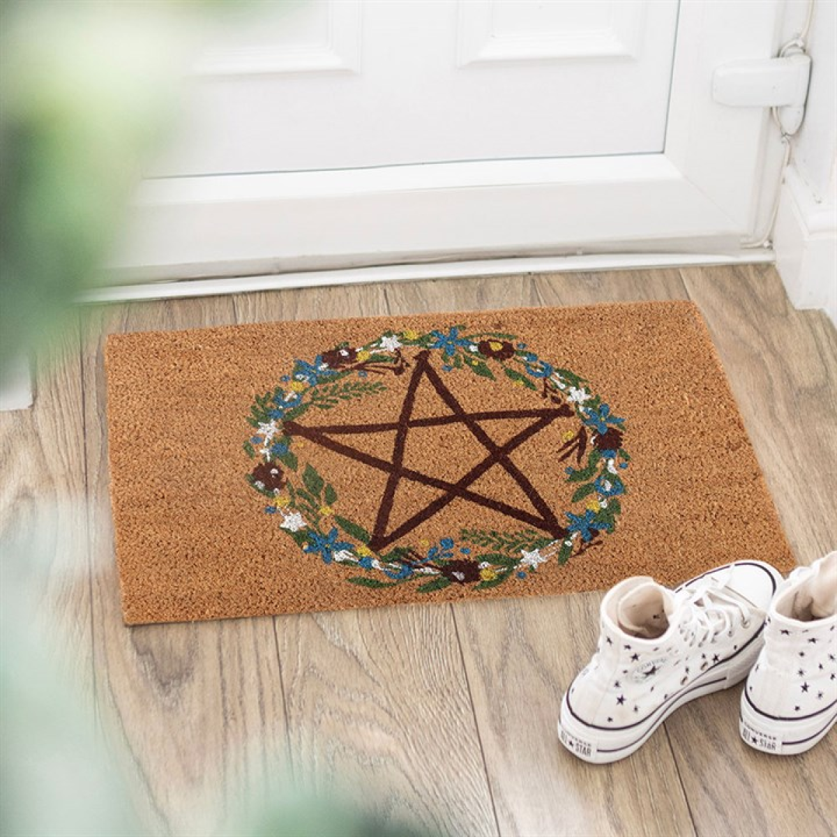 Natural Solstice Wreath Doormat N/A