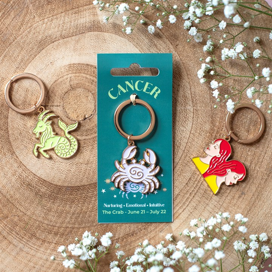 Zodiac Zest Cancer Keyring N/A