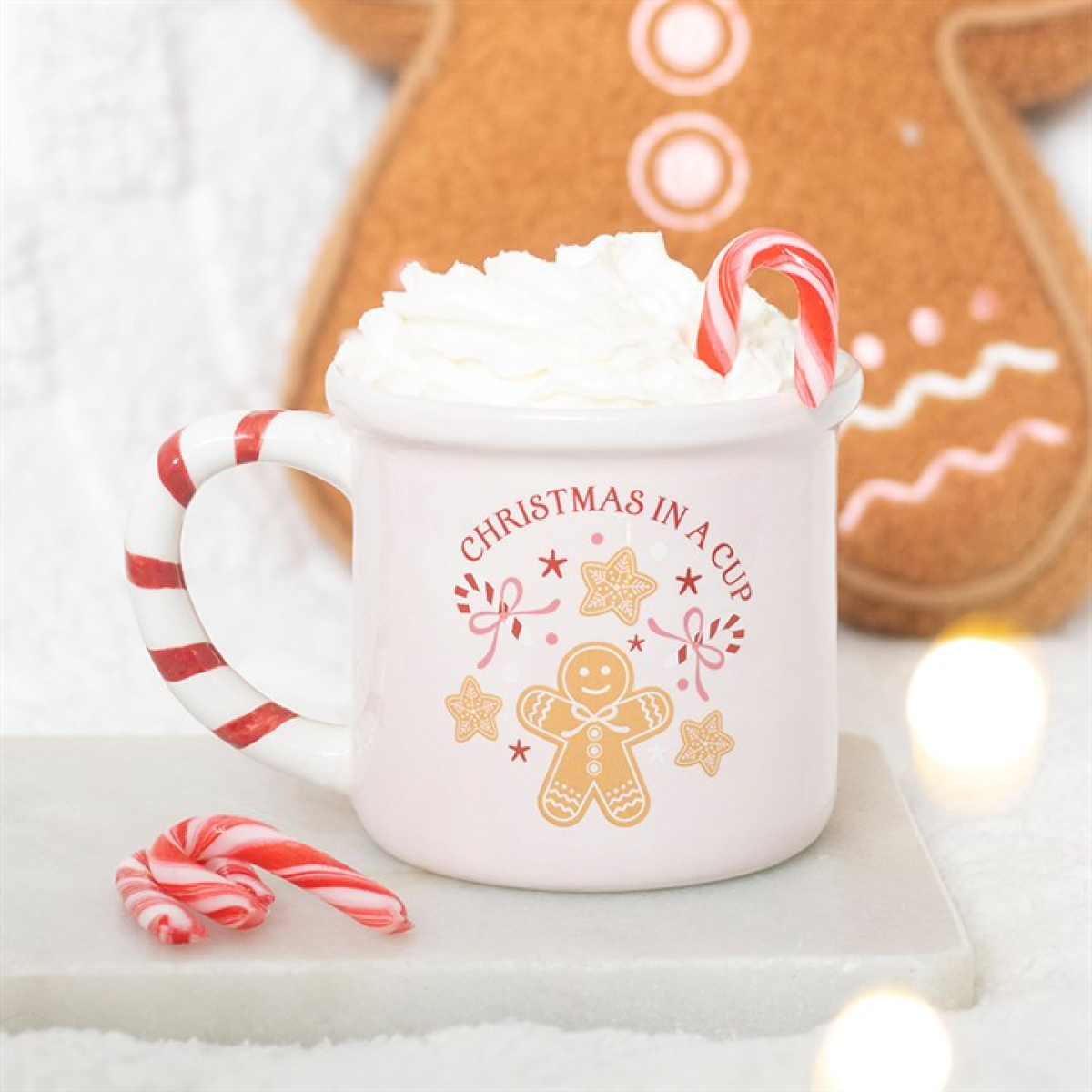 Pink Christmas in a Cup Mug N/A