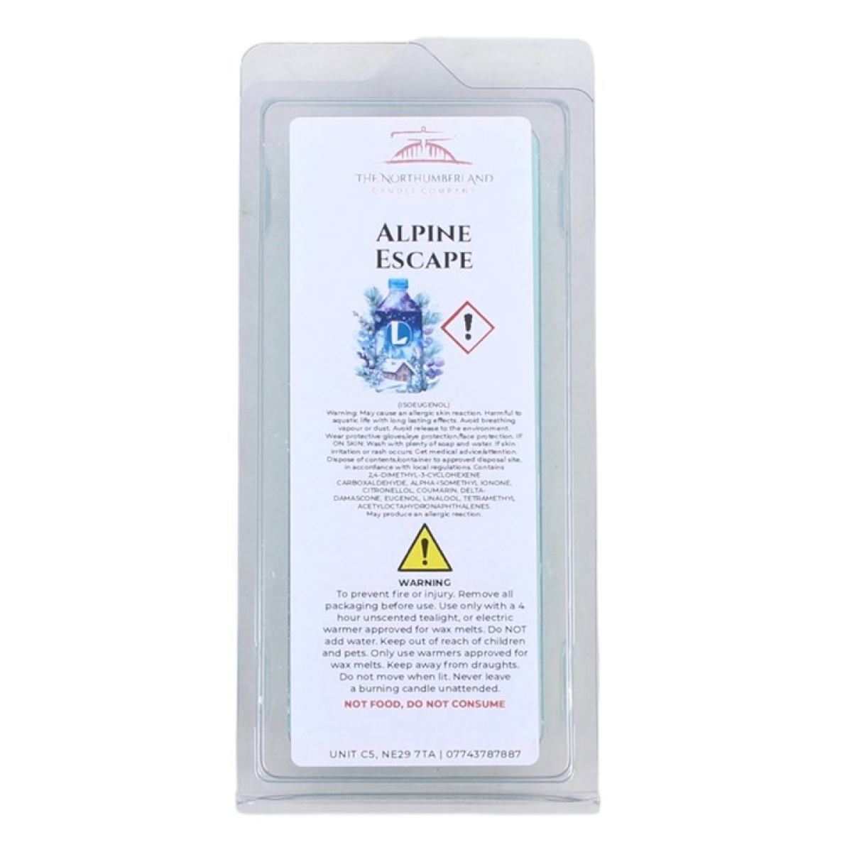 Alpine Escape 50g Wax Melt Snap Bar N/A