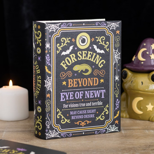 Eye of Newt Spell Book Shaped Storage Box N/A
