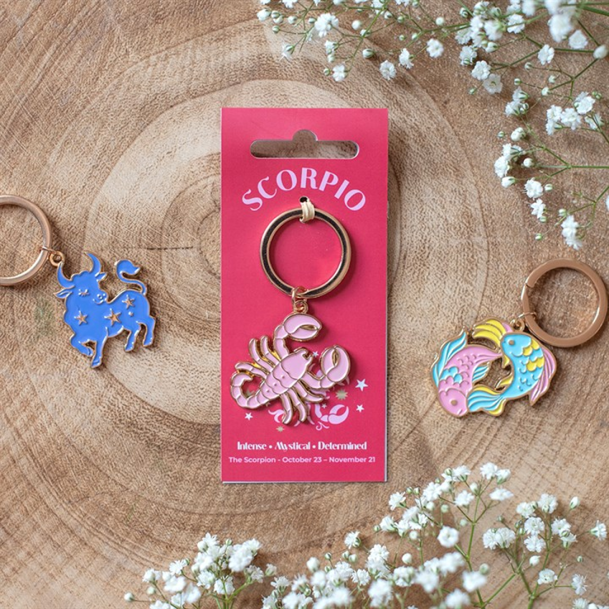 Zodiac Zest Scorpio Keyring N/A