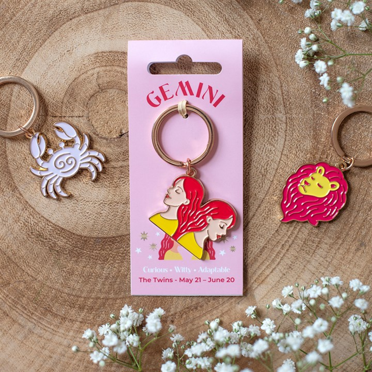 Zodiac Zest Gemini Keyring N/A