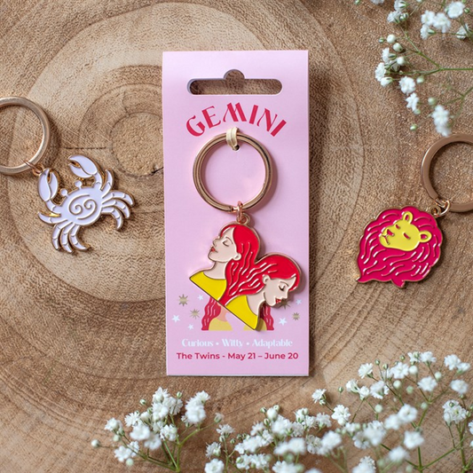Zodiac Zest Gemini Keyring N/A