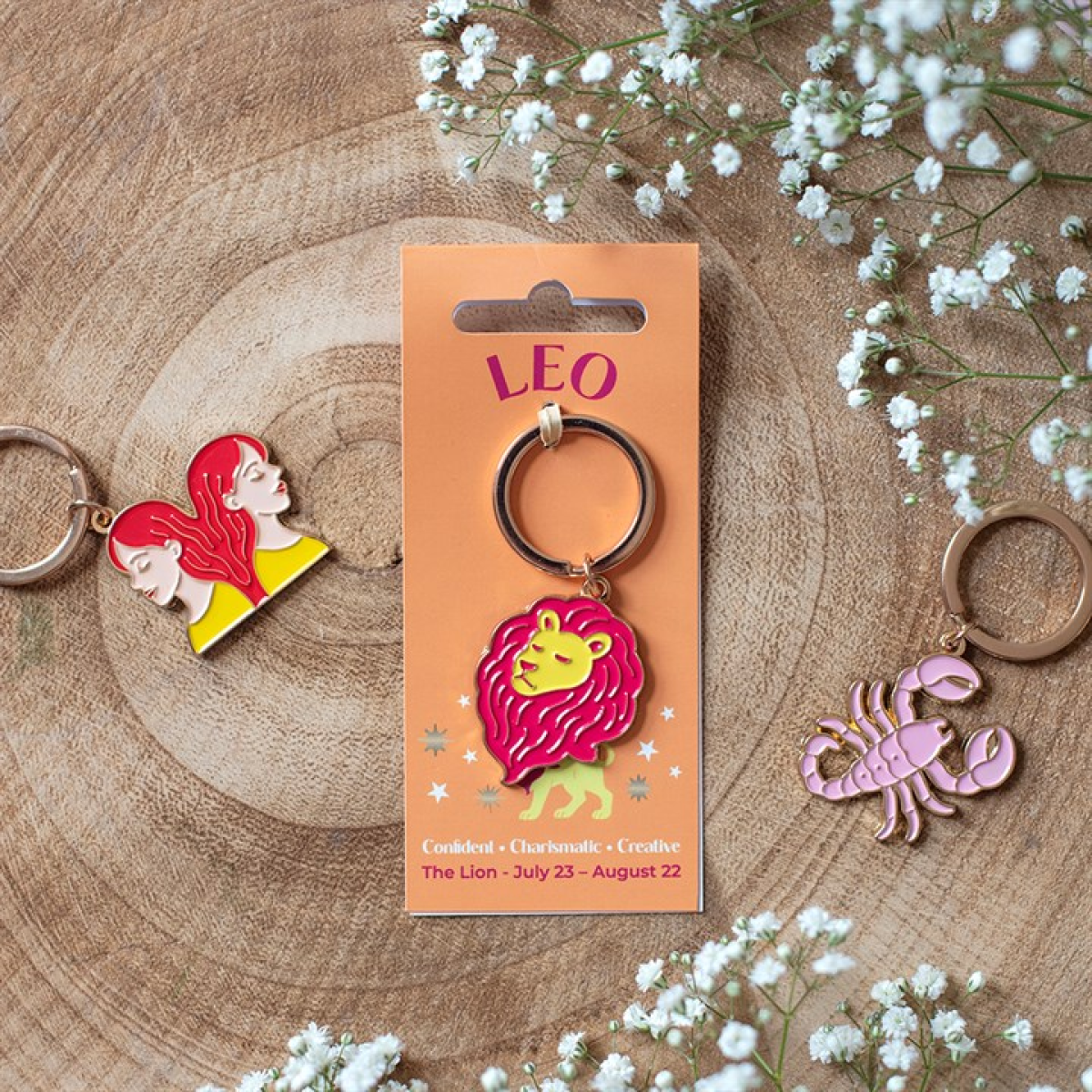Zodiac Zest Leo Keyring N/A