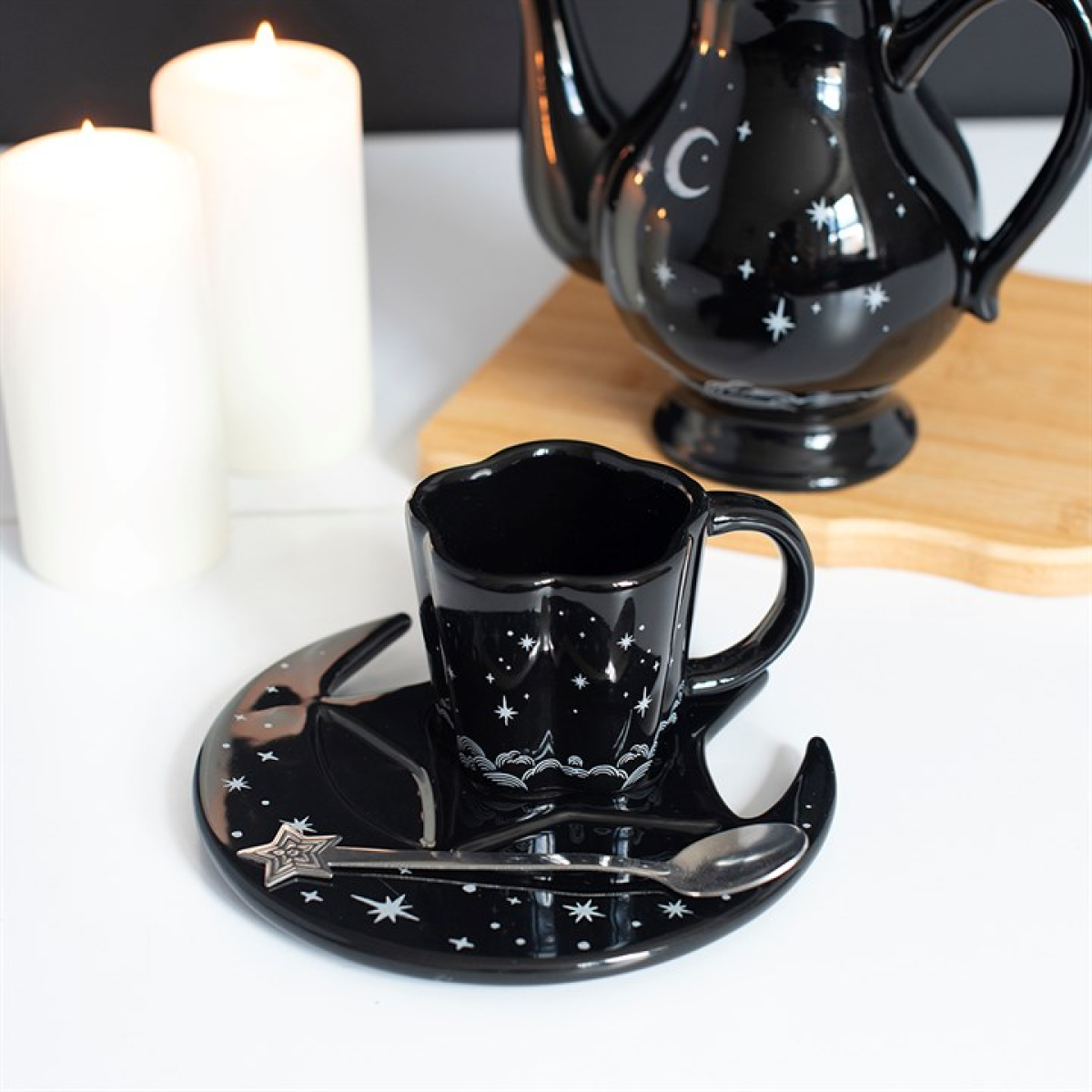 Spellbound Sky Espresso Cup, Saucer and Spoon Set N/A