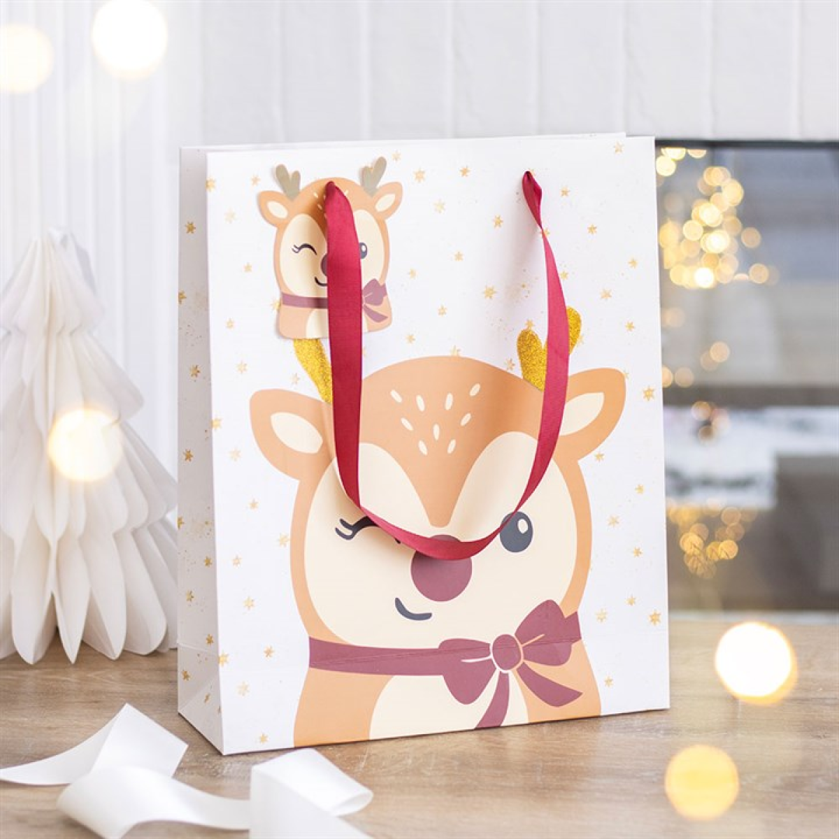 Ruby the Reindeer Christmas Gift Bag N/A